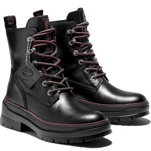 Timberland Malynn waterproof lace up boots black size 6 women’s Brand New!